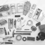 Bill Sandifer’s collection of emergency spares. Know what you’ve got and where it’s stashed.