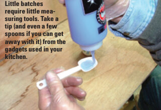 Little batches require little measuring tools. Take a tip (and even a few spoons if you can get away with it) from the gadgets used in your kitchen.