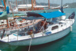 Picture of a fiberglass boat