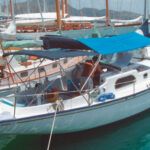 Picture of a fiberglass boat