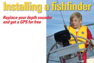 The author’s son, Adam, takes the helm.
