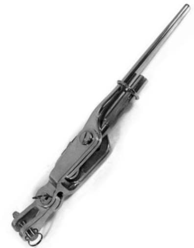 The ABI forestay release lever, available in several sizes.
