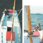 Pictures of someone on a boat