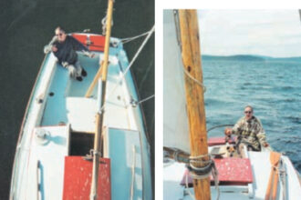 Pictures of someone on a boat