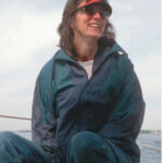 Picture of a woman on a boat