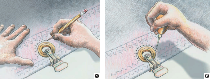Grommet reinforcement steps