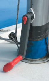 Mast winch handle