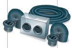 A heater kit uses the engine’s hot-water coolant as a heat source.