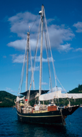 Thomas Colvin is one of several contemporary cruising-boat designers who have mimicked old workboat designs. His pinky schooners, such as Papillon, are derived from inshore fishing boats that first appeared in New England waters in the early 19th century.