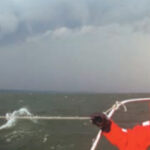 Picture of the sea during a storm