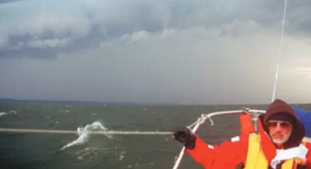 Picture of the sea during a storm