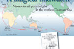 Book cover with world map