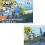 Pictures of two people going clamming