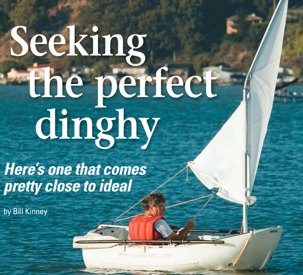 Bill and Lisa were surprised at how well Pudgy sails, given its blunt bow and wide beam.