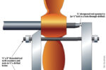 Diagram of a propeller puller
