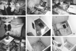 Reamer stuck in old bearing (1). Boring out the old bearing (2). Making the new bearing (3). Fitting the new bearing (4). Gaining access to wet plywood (5). Making the bearing support (6). New core installation (7). Putting the old floor back (8).