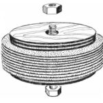 Illustration of sanding disks being stored