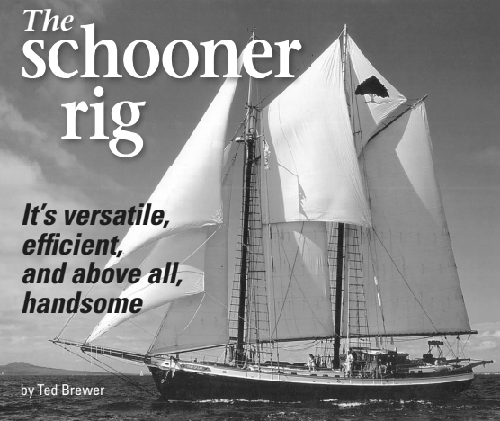 Tree of Life carrying both her fisherman staysail and main topsail.