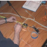 Picture of someone making an eye splice