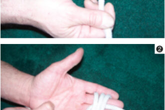 Steps to tying a stopper knot
