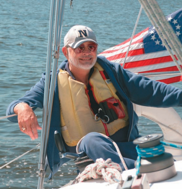 Picture of a man sailing