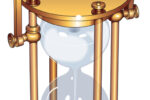 Although various-sized sandglasses could tell time in half-hour, one-hour, and four-hour increments, the half-hour glass was the most common aboard ships.