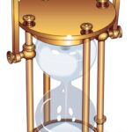 Although various-sized sandglasses could tell time in half-hour, one-hour, and four-hour increments, the half-hour glass was the most common aboard ships.
