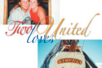 A picture of the boat Seguin and a picture of Katie and Justin