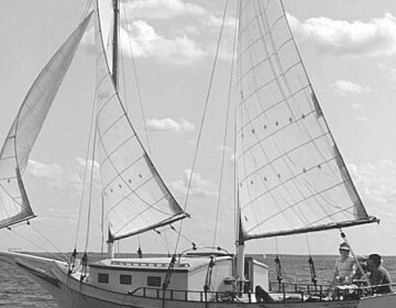 Sail twist is needed because true wind blows faster at the masthead.