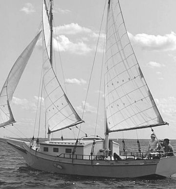 Sail twist is needed because true wind blows faster at the masthead.