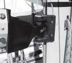 The used boom was a bargain, but the pin for the gooseneck was missing. A new pin was one of the last additions.
