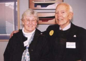 Bill Crealock and his wife, Lynne, a well-known painter and experienced sailor.