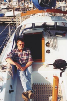 Jim Kellam aboard Haulback. He had just completed this year’s Transpac as this issue went to press.