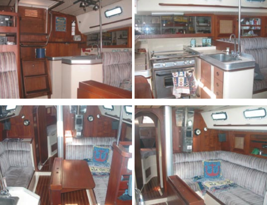 Pictures of below deck