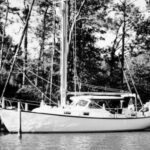 Chris-Craft, named for its founder, Chris Smith, offered sailboats beginning with this 35-foot Sail Yacht in 1963.