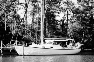Chris-Craft, named for its founder, Chris Smith, offered sailboats beginning with this 35-foot Sail Yacht in 1963.