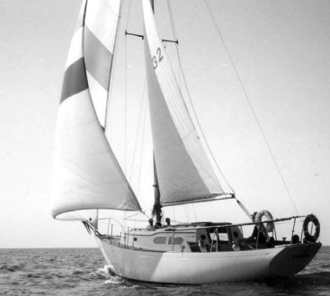 The author’s Cherokee 32, Titania.