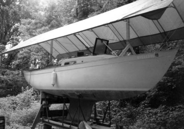 Chris Gateley’s previous boat, a 26-foot Capitan.