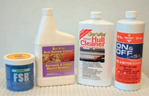 Acidic: FSR; Starbrite Boat Bottom Cleaner; Starbrite Instant Hull Cleaner; On & Off.