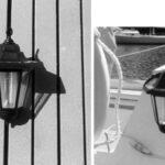 Pictures of a garden light repurposed into a cockpit light