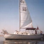 Don and Kathy Gaye sail their 1984 Com-Pac 23, Southern Exposure, near St. Petersburg, Fla.