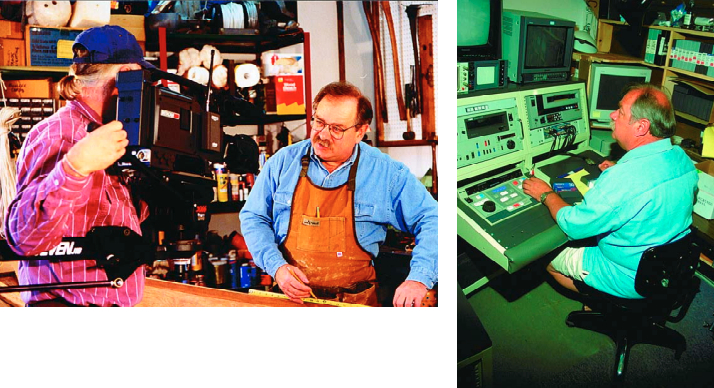 What you don’t see when watching The Boat Shop is the camera in the shop with Dave Dean, the retakes to give viewers a different perspective, and the studio in the next room where it’s all put together.