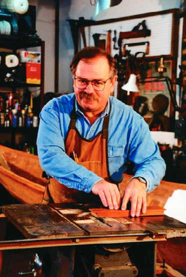 A natural boatbuilder and a natural in front of the camera, Dave Dean helps boaters get started with their own small craft projects. He makes it look easy and reminds others that the purpose of boats is to get out and spend time on the water. Boats are not meant to be museum pieces.