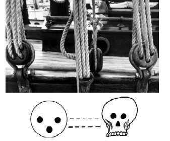 The origin of the deadeye’s name.
