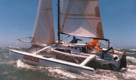 The F-27 was the first of Ian’s Corsair Marine boats. At its introduction, it captured the attention and passion of many a sailor. Approximately 450 have been built.