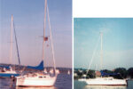 Tom’s 25-year-old Catalina 25, Kära Flicka (which means Dear Girl), named in honor of his Swedish daughter-in-law.