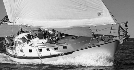 A Harken furler on a Pacific Seacraft 40.