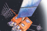 Each GPS satellite contains an atomic clock, and by measuring the time interval between the transmission and reception of a satellite signal, a spherical “line-of-position” is created around each satellite.