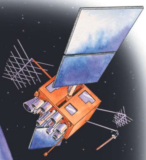 Each GPS satellite contains an atomic clock, and by measuring the time interval between the transmission and reception of a satellite signal, a spherical “line-of-position” is created around each satellite.