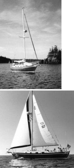 Above and at right, Bill Duggan’s Southern Cross 31. Bill is commodore of the Southern Cross Owners’ Association.